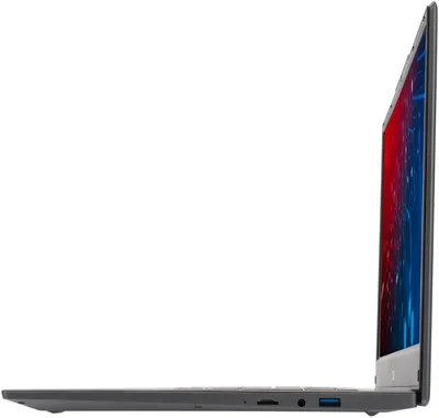 Ноутбук iRU Tactio 15PHR - 15.6", 1920x1080 (Full HD), AMD Ryzen 5 7430U 2300MHz 8 ГБ, SSD 256 ГБ, AMD Radeon, Bluetooth, Wi-Fi, 4 000mAh, чёрный, FreeDOS, 2150143
