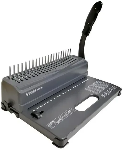 Office Kit Переплетчик B2112N / А5, А4 / на пластиковую пружину /сшивает до 450 лст. /перфорирует 12 лст.