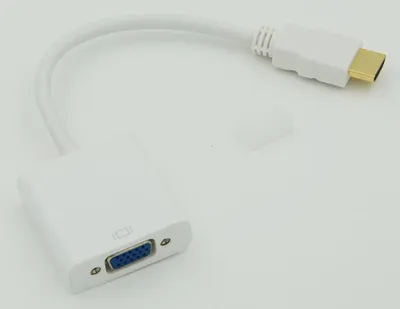 Переходник BE-HDMI-M TO VGA-F HDMI (m)/VGA (f) 0.1м. белый