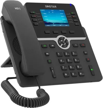 VoIP-телефон DINSTAR C64GP, 4 линии, 4 SIP, черный (C64GP)
