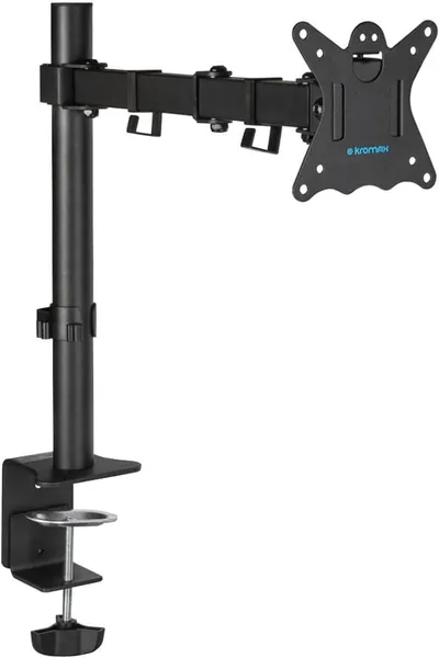Кронштейн для мониторов Kromax CASPER-507 черный 10"-34" макс.10 кг настольный поворот и наклон (90420)