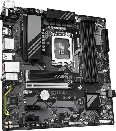 Материнская плата Gigabyte B760M DS3H WF6E GEN5, LGA1700, DDR5, Wi-Fi 6E