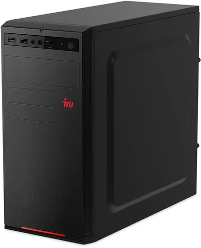 Системный блок iRU Home 320A5SE MT, AMD Ryzen 5 3400G/16 ГБ DDR4/256 ГБ SSD/AMD Radeon Graphics/Без ОС, черный (2136647)