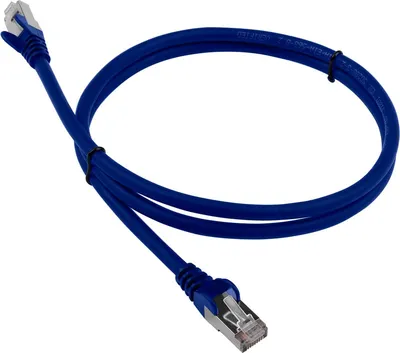Патч-корд LANMASTER - LAN-PC45, FTP, кат. 6, 2 x RJ-45, RJ-45 - RJ-45, LSZH, синий, 0.5 м, LAN-PC45/S6-0.5-BL