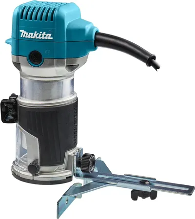 Фрезер кромочный Makita RT0702CX2, 710Вт, цанга 6/8мм