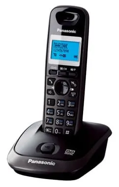 KX-TG2521RUT - Радиотелефон PANASONIC KX-TG2521 (RUT), АОН, Caller ID (журнал на 50 вызовов), цифровой автоответчик, спикерфон на трубке, Темно-серый металлик