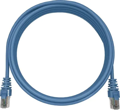 Патч-корд NTSS NTSS-PC-UTP-RJ45-5e-2.0-LSZH-BU NTSS-PC-UTP-RJ45-5E-2.0-LSZH UTP RJ-45 вил.-вилка RJ-45 cat.5e 2м синий LSZH (уп.:1шт) 26AWG