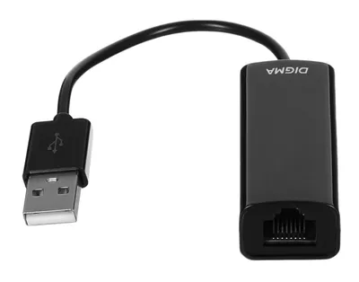 Сетевой адаптер Digma D-USB2-LAN100 Net Adapter Ethernet USB 2.0 (pack:1pcs)