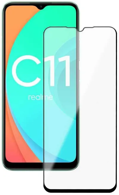 Защитное стекло Deppa 62687, для Realme C11, черное
