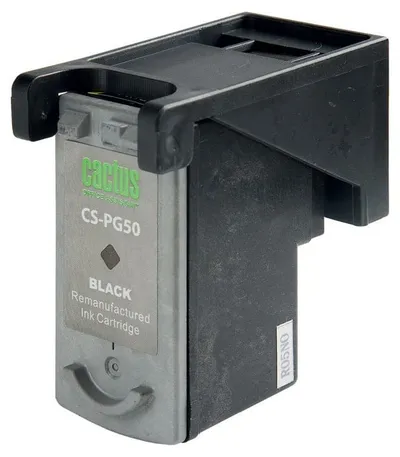Картридж струйный Cactus CS-PG50, черный, 18мл, для Canon Pixma