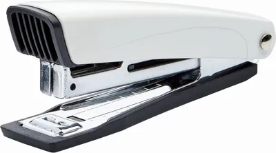 Степлер Kw-Trio 05263WHITE, N10, 10 листов, встроенный антистеплер, белый