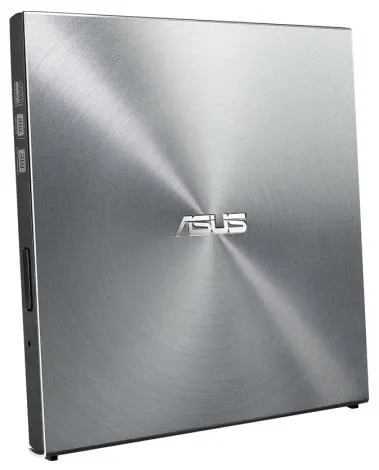 Внешний привод DVD-RW ASUS, USB 2.0, серебристый, Retail (SDRW-08U5S-U)