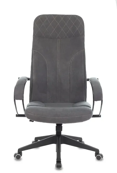 Кресло для руководителей БЮРОКРАТ CH-608Fabric Тёмно-серый, ткань, CH-608/FABRIC-DGREY
