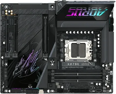 Материнская плата GIGABYTE X870E A PRO X, AM5, X870E, DDR5, Wi-Fi 7, ATX