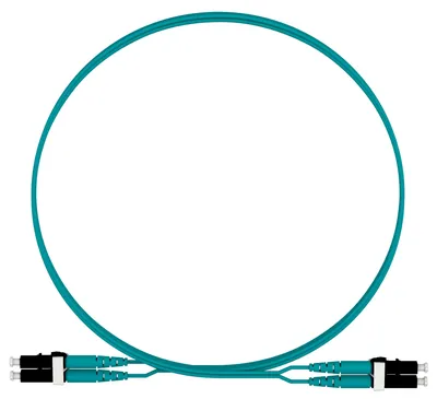 Патч-корд Panduit FZ2ELLNLNSNM002 2x50/125 OM4 LC дуплекс-LC дуплекс  2м LSZH аквамарин