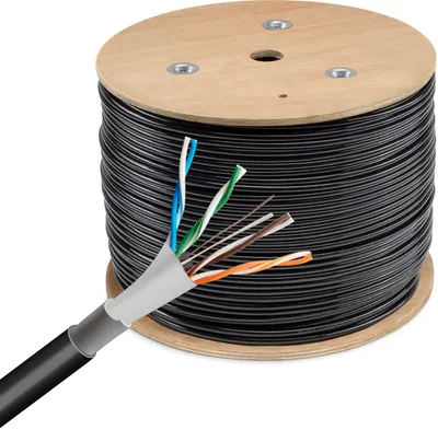 Кабель сетевой Buro BU-CCA-050-FTP-OUTDOOR, FTP, 4 пары, 305м, outdoor