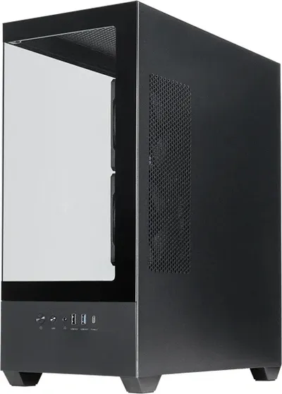 Корпус для ПК Chieftec - Vista, mITX, mATX, ATX, 2х2.5", 1х3.5", 1xUSB2.0, 1xUSB3.0, Midi Tower, без БП, цвет чёрный, GT-01B-OP