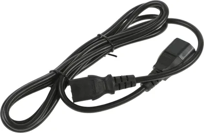 Кабель Hyperline PWC-IEC13-IEC14-1.8-BK, питания C13-C14, 1.8 м