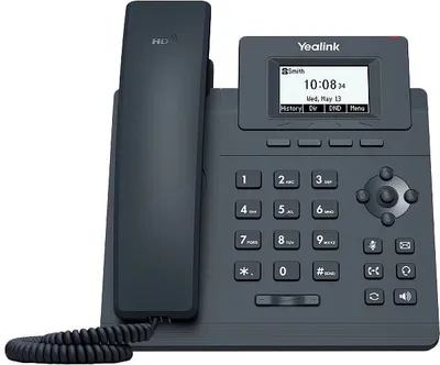 IP-телефон Yealink - SIP-T30P без БП, 1xLAN 10/100 Мб/с, 1xWAN 10/100 Мб/с, SIP, LCD, PoE, headphone in, без БП, серый, SIP-T30P WITHOUT PSU
