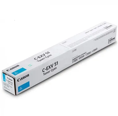 Картридж Canon 0482С002 (C-EXV51C), голубой