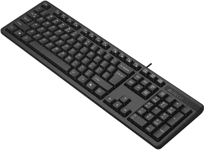 Клавиатура проводная A4TECH KKS-3 черный (USB, 104 клавиши) (KKS-3)