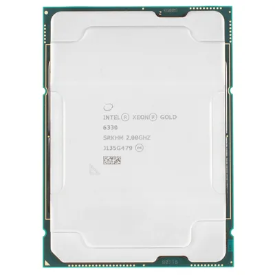 Центральный Процессор Intel Xeon® Gold 6330 28 Cores, 56 Threads, 2.0/3.1GHz, 42M, DDR4-2933, 2S, 205W OEM pull (CD8068904572101 pull)