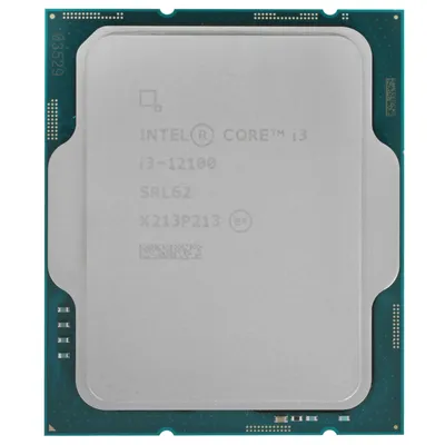 Центральный Процессор Intel Core i3-12100 BOX (Alder Lake, Intel 7, C4(0EC/4PC)/T8, Performance Base 3,30GHz(PC), Turbo 4,30GHz, Max Turbo 4,30GHz, UHD 730, L2 5Mb, Cache 12Mb, Base TDP 60W, Turbo TDP 89W, S1700) (238458)