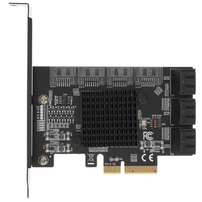 Контроллер SATA ORIENT AJ1166S10, PCI-E x4 v3.0, 10 портов SATA 6 Гбит/с
