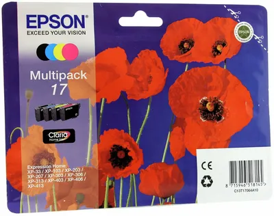 Картридж EPSON C13T17164A10 EPSON T1716 для XP-33/103/203/207/303/306/406 (4 а повышенной емкости - CMYK) HAV3-P (Claria Home 17)