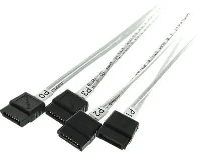 Кабель Supermicro SA-F43S7P2-1M-N2, SFF-8643 — 4xSATA+SGPIO, 1м