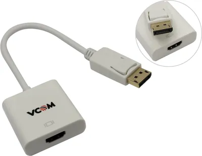 VCOM CG553 Кабель-переходник DisplayPort(M) = HDMI(F) 0.1m