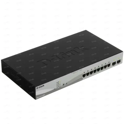 D-Link DGS-1210-10MP /FL1A/FL2A (8UTP 1000Mbps PoE + 2SFP)