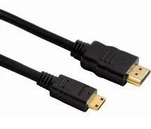 HDMI to mini C (m-m) 1080p 5м черный, Hama H-74236