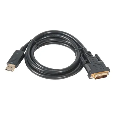 Bion Кабель DisplayPort - DVI, 20M/24+1M, однонаправленный, позолоченные контакты, 1.8 м, черный [BXP-CC-DPM-DVIM-018]