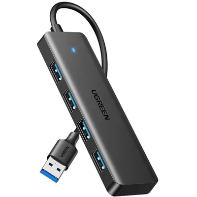 Разветвитель USB Ugreen 25851, USB 3.0, 4-Port, USB-C
