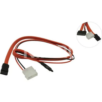 Кабель Greenconnect GC-ST302, Slimline SATA 13pin, 50см