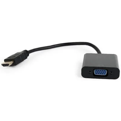 Bion Переходник с кабелем HDMI - VGA, 19M/15F, длина кабеля 15см [BXP-A-HDMI-VGA-04]