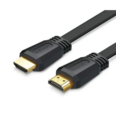 Кабель плоский UGREEN ED015 (70159) HDMI Flat Cable. Длина 2 м. Цвет: черный