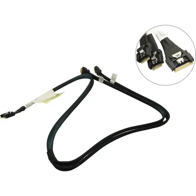 L285MM006-SD-R Cable MCIO x8 74P (STRAIGHT TYPE) -TO- MCIO x8 74P (STRAIGHT TYPE) , 85 Ohm, L:80cm