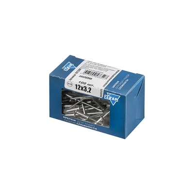 Заклепка вытяжная Тех-КРЕП 102284, 3.2×12, 100шт