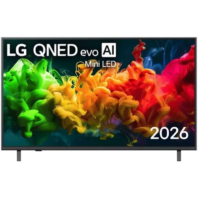 Телевизор LG 50QNED80B6B.ARU, 50", 4K UHD 60Гц, DVB-T2/C/S2, Smart TV, черный