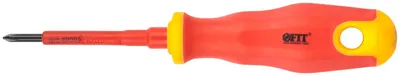 Отвертка FIT 55891, изолированная 1000В, PH0, 3×60 мм