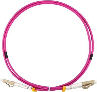 Патч-корд оптический Rexant 50-2611-1, OM4, LC/UPC-LC/UPC, duplex, 1м