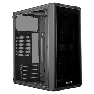 Корпус Ginzzu B175, 2xUSB 2.0, стекло