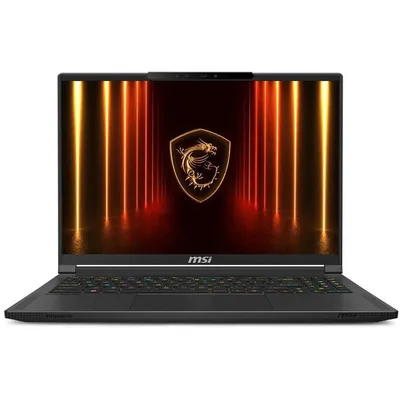 Ноутбук MSI Stealth A16 AI+ A3HWHG-239XRU, 16" (2560x1600) OLED 240 Гц/AMD Ryzen AI 9 365/32 ГБ DDR5/1024 ГБ SSD/NVIDIA GeForce RTX 5070 Ti для ноутбуков (12 Гб)/Без системы, Черный (9S7-15FL35-239)