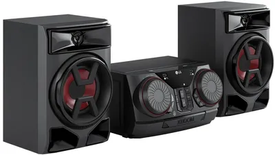 Минисистема LG CK43N.DRUSLLK, 300Вт, FM, USB, Bluetooth
