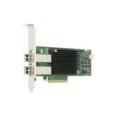 Сетевой адаптер Broadcom Emulex LPe31002-M6 Gen 6 (16GFC), 2-port, 16Gb/s, PCIe Gen3 x8, LC MMF 100m, трансиверы установлены, Upgradable to 32GFC (011351) (LPE31002-M6)