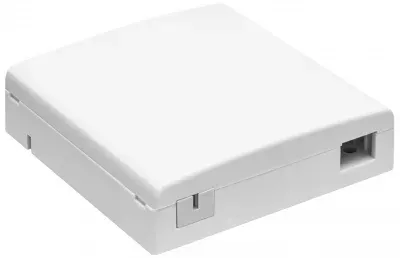 Розетка оптическая SNR SNR-FTB-02S, 2xSC/LC Duplex, 86x86мм