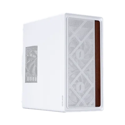 Корпус 1STPLAYER WD1, mATX, Mini-Tower, белый, без БП (WD1-WH-3F-W)