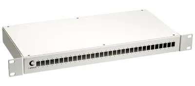 Cabeus FO-19-32SC - Крос бокс оптический 19" на 32 SC (LC DUPLEX) со сплайс-кассетой и КДЗС (без пигтейлов и проходных адаптеров)